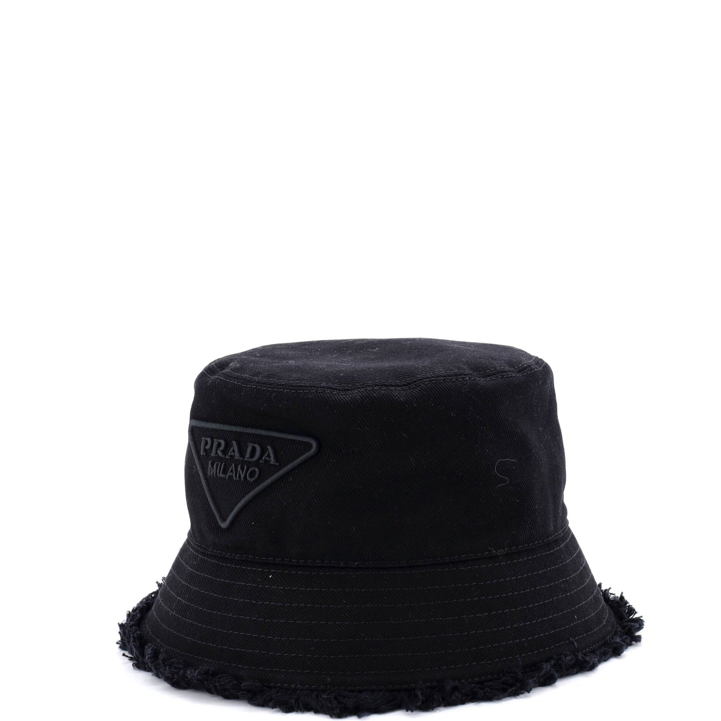 Fringe Bucket Hat Denim
