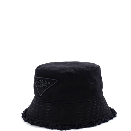 Fringe Bucket Hat Denim