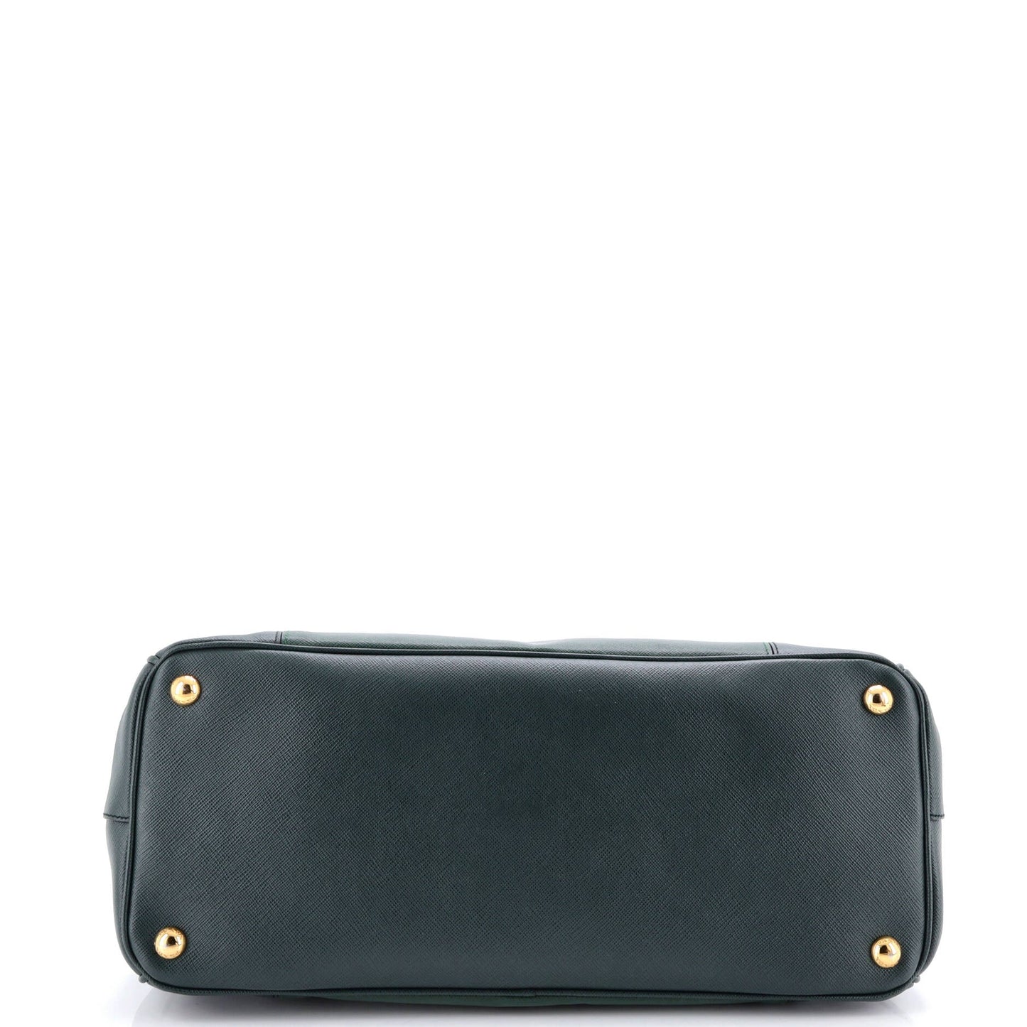 Bicolor Double Zip Lux Tote Saffiano Leather Medium