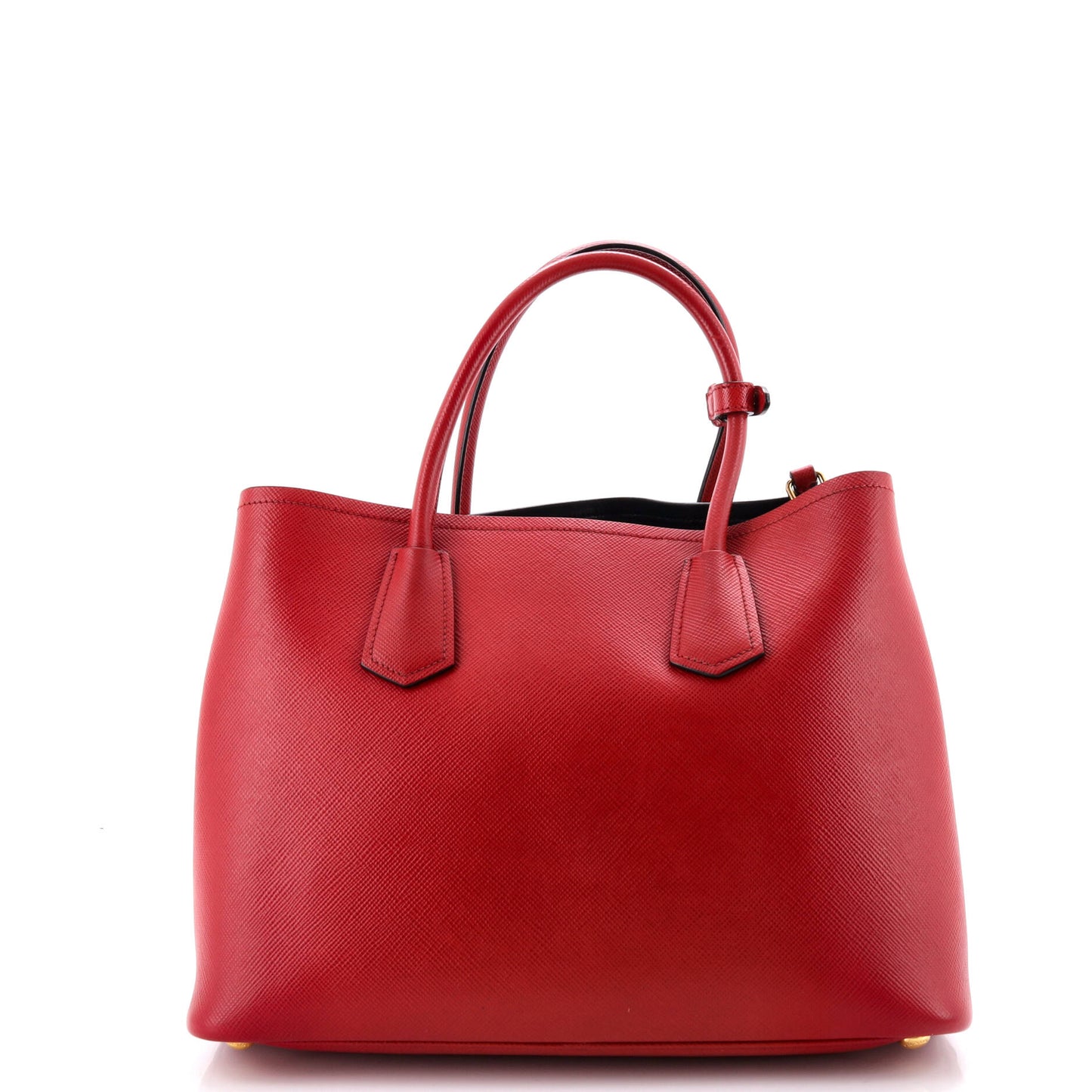 Cuir Double Tote Saffiano Leather Medium