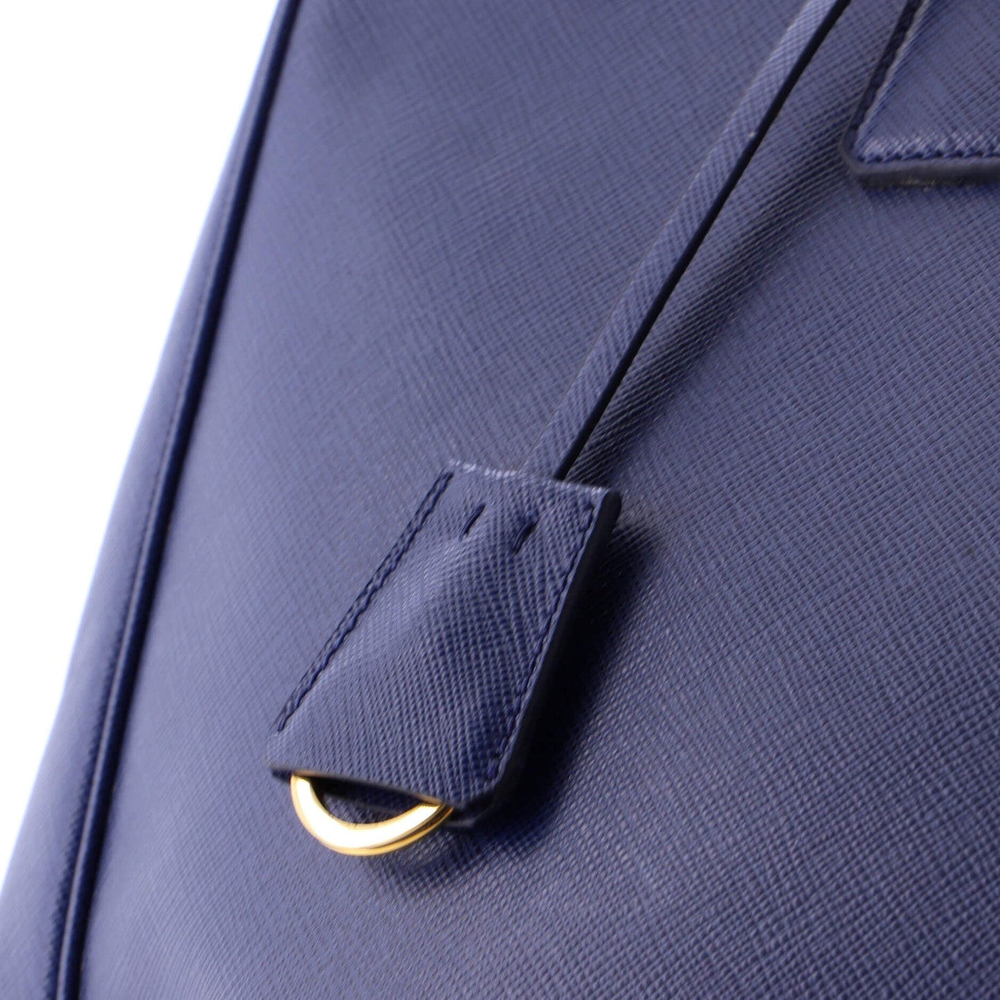 Double Zip Lux Tote Saffiano Leather Large