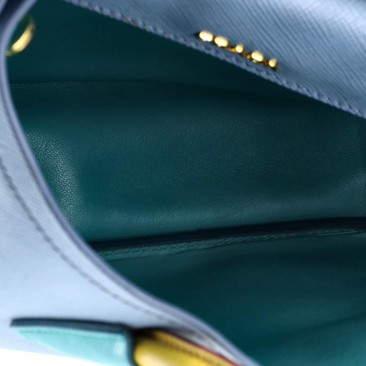 Cuir Double Tote Saffiano Leather Small