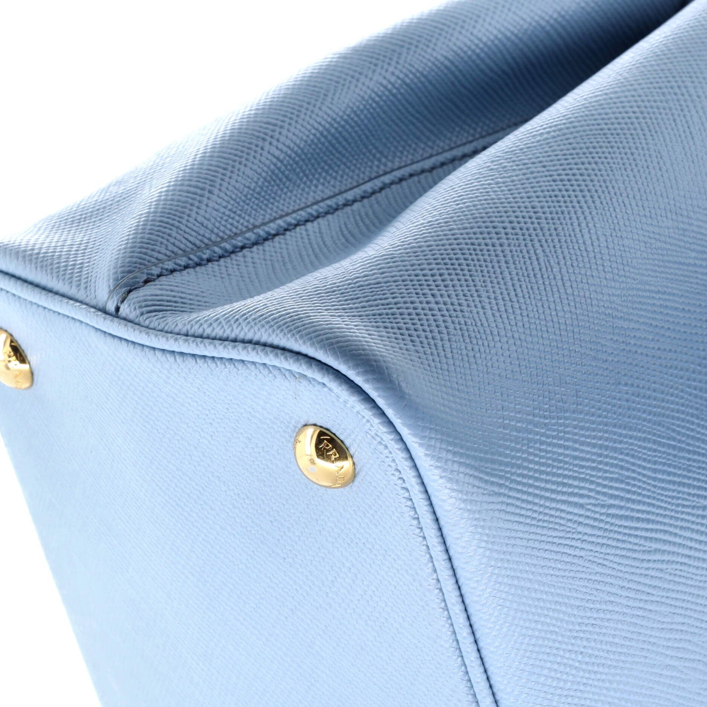 Cuir Double Tote Saffiano Leather Small