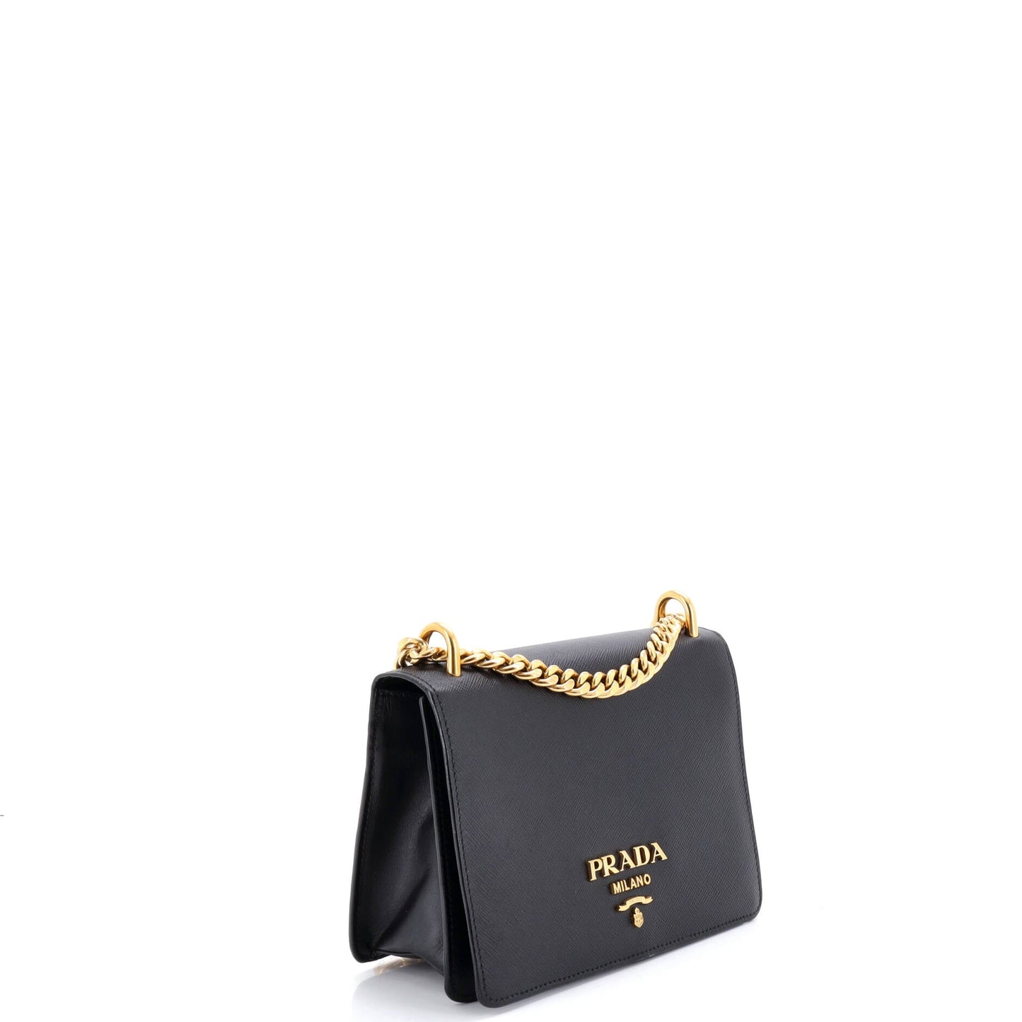 Chain Flap Bag Saffiano Leather Small