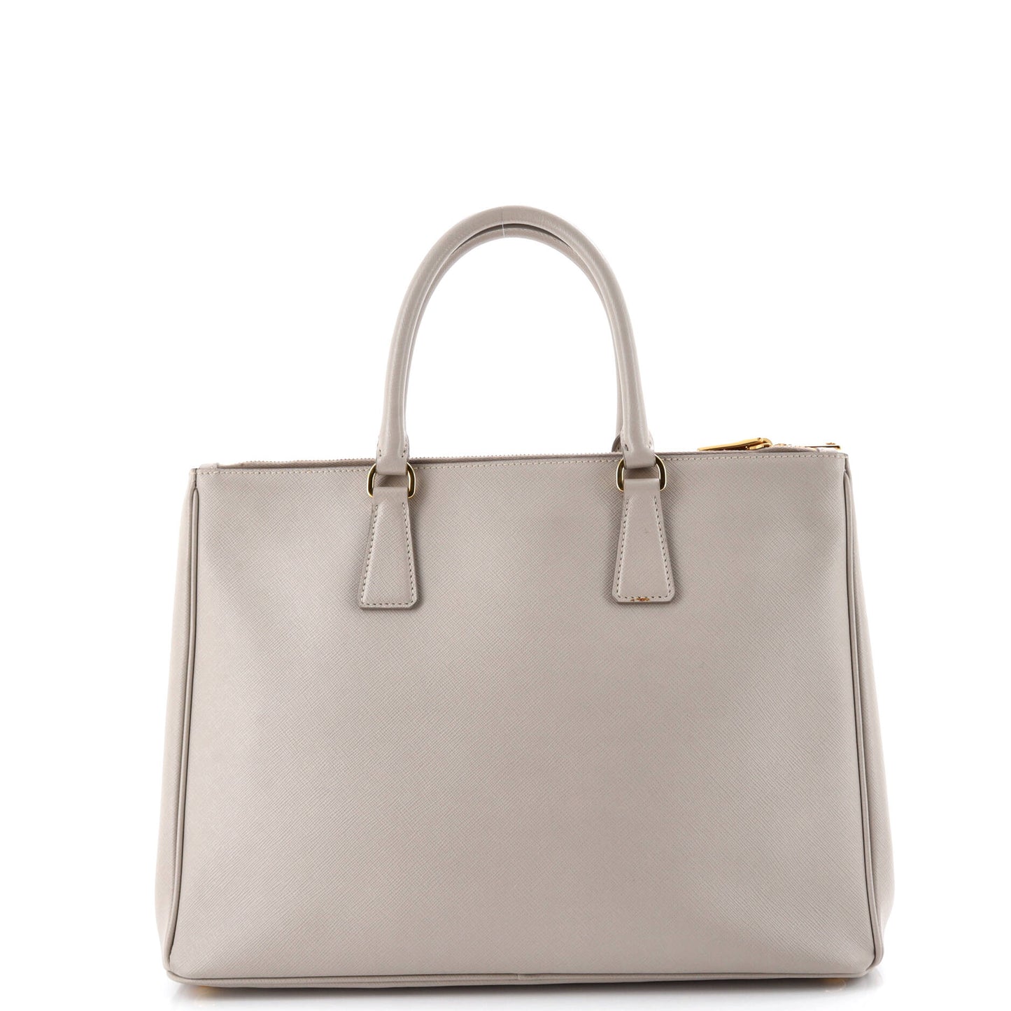 Double Zip Lux Tote Saffiano Leather Large