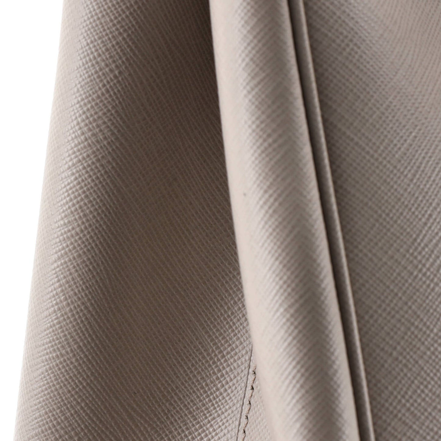 Double Zip Lux Tote Saffiano Leather Large