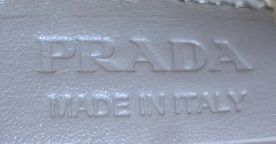 Triangle Logo Open Tote Raffia