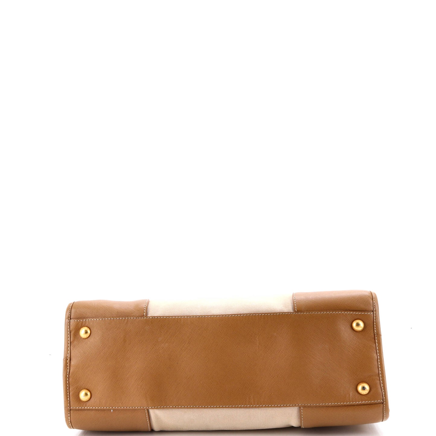 Convertible Tote Canvas and Saffiano Leather Large