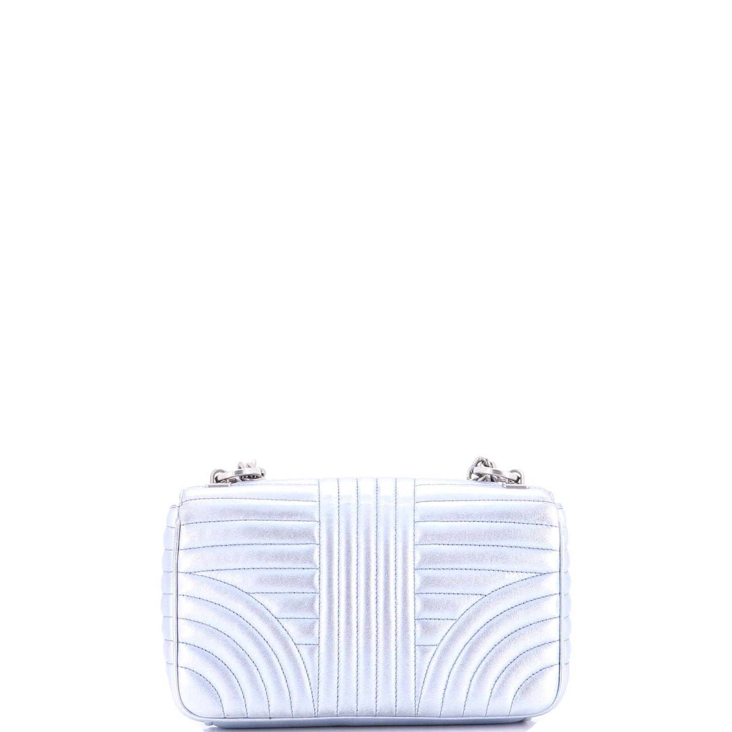 Chain Flap Shoulder Bag Diagramme Quilted Leather Medium