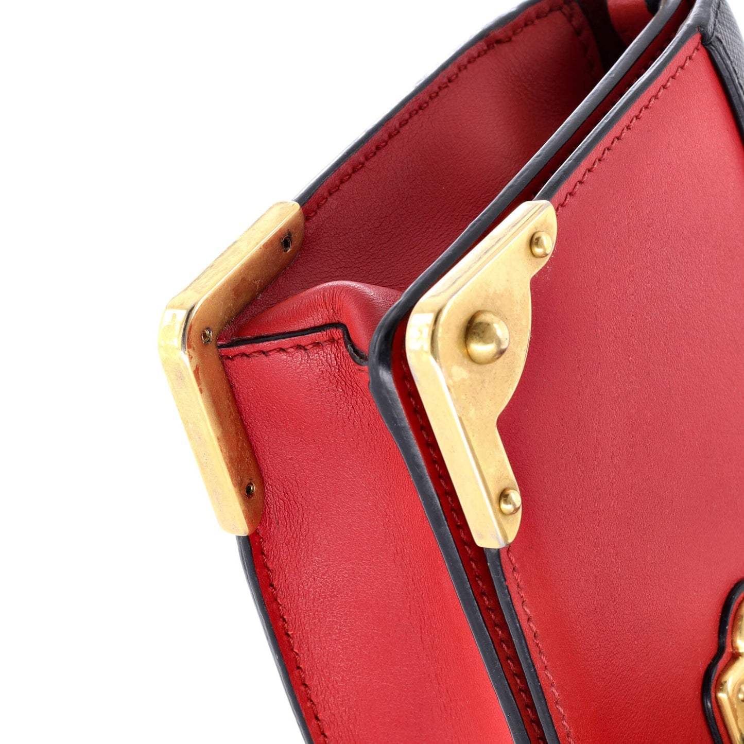 Cahier Chain Clutch City Calf and Saffiano