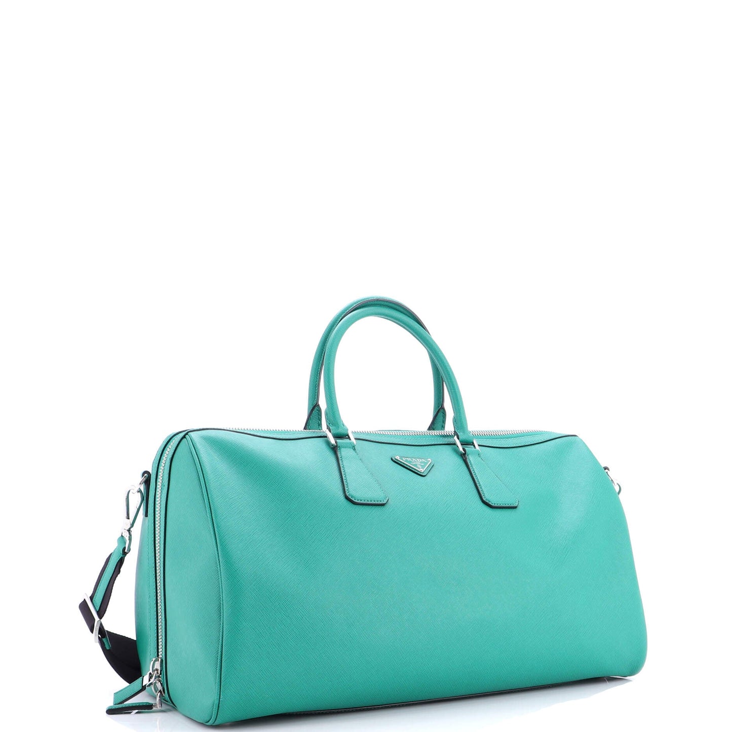 Convertible Weekend Duffle Bag Saffiano Leather Large