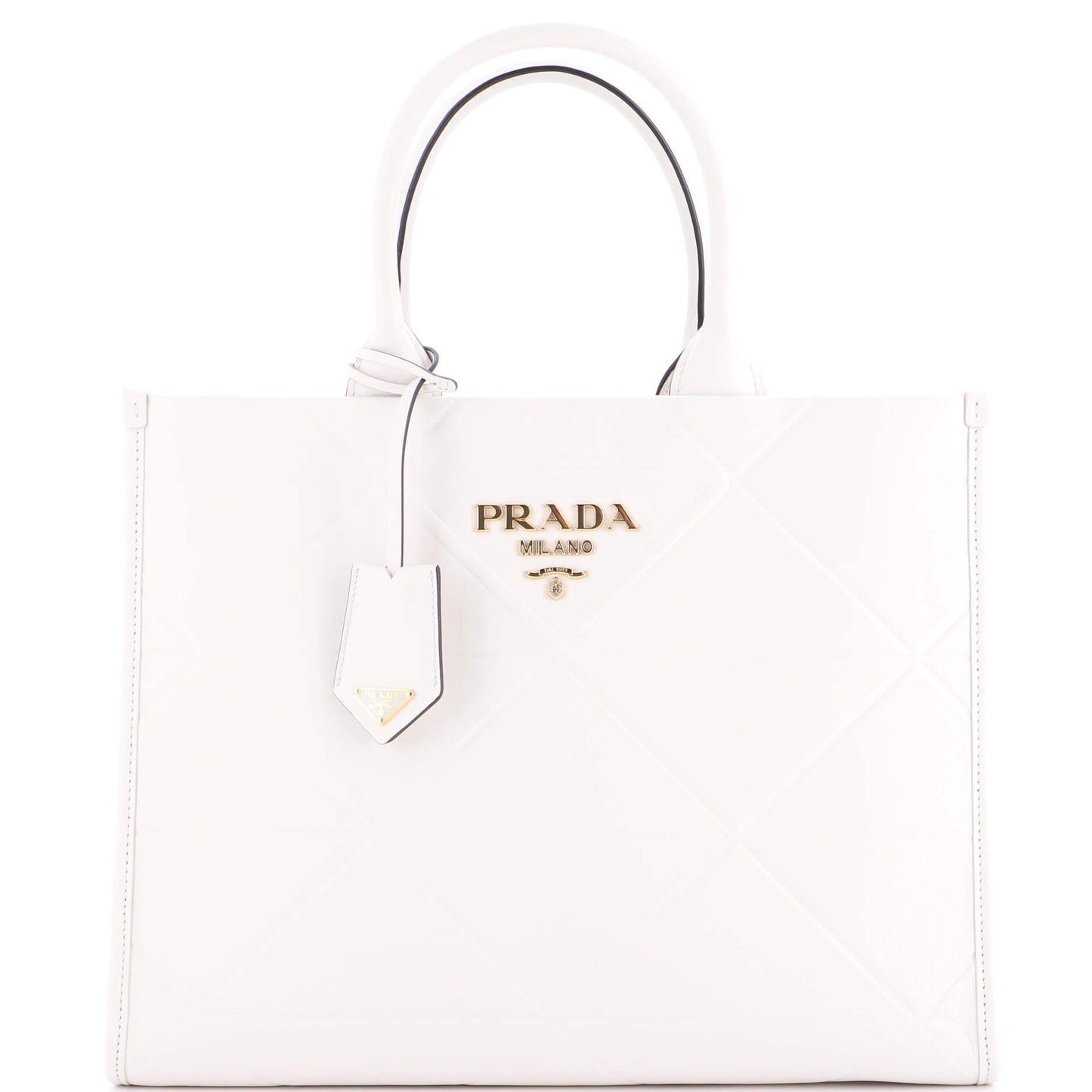 Symbole Shopper Tote Embossed Leather Medium