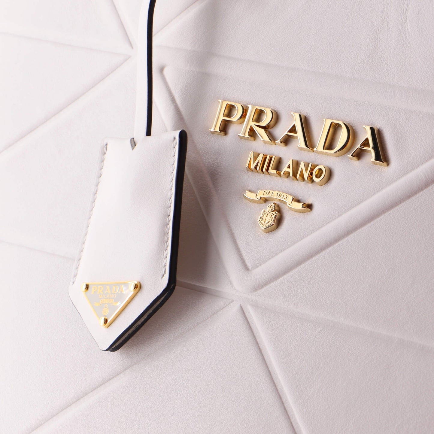 Symbole Shopper Tote Embossed Leather Medium