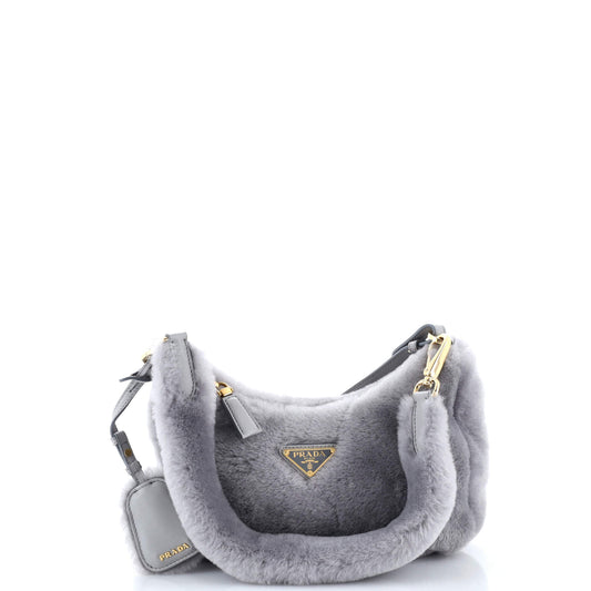 Re-Edition Shoulder Bag Shearling Mini