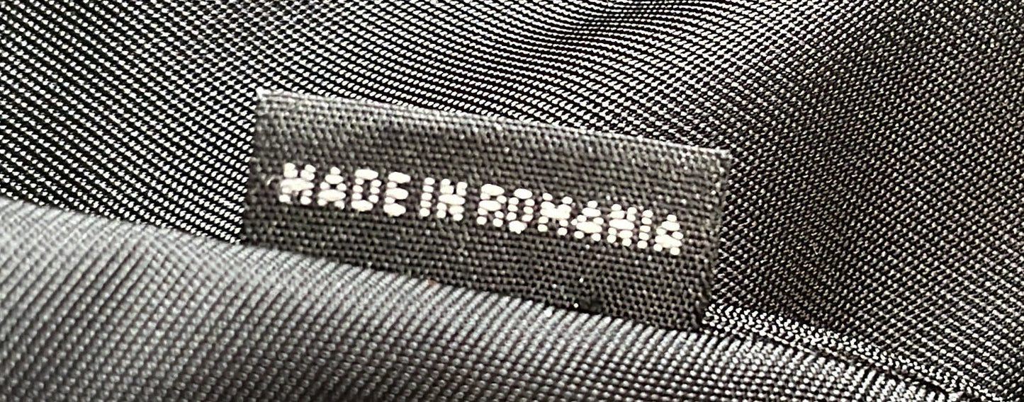 Front Pocket Zip Backpack Tessuto Large