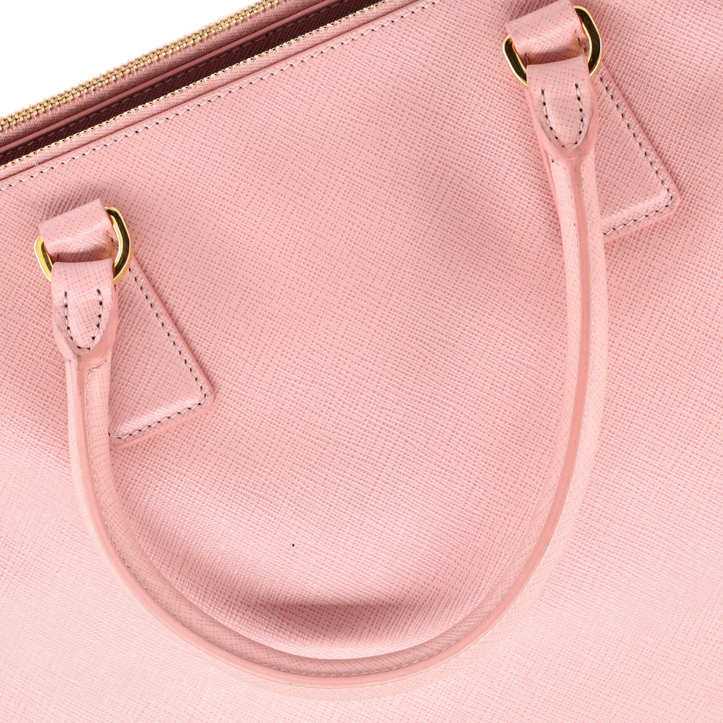 Double Zip Lux Tote Saffiano Leather Medium