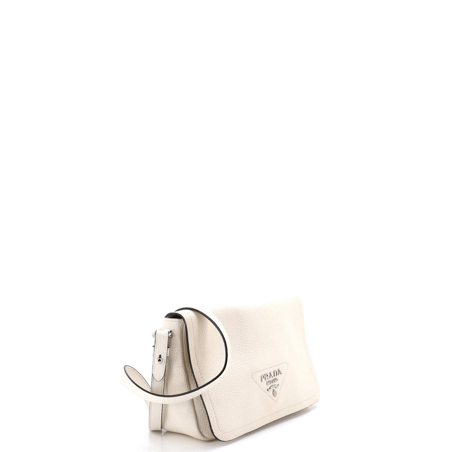 Dual Strap Flap Crossbody Bag Vitello Daino Small