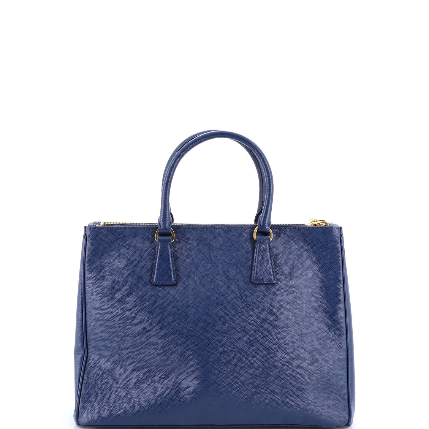 Double Zip Lux Tote Saffiano Leather Large