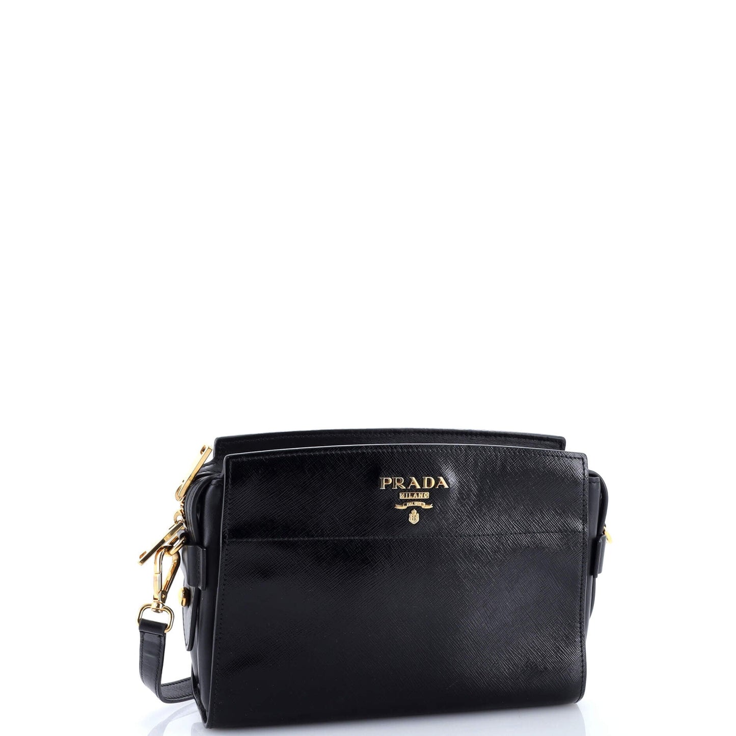 Esplanade Crossbody Bag Vernice Saffiano with City Calf Small