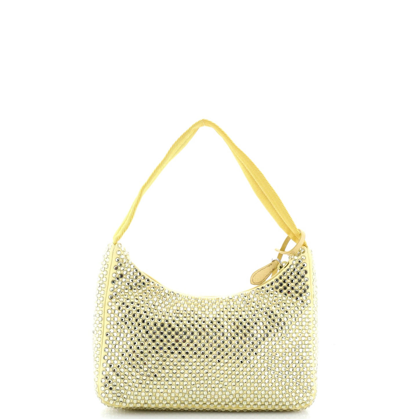 Re-Edition 2000 Hobo Crystal Embellished Satin Mini