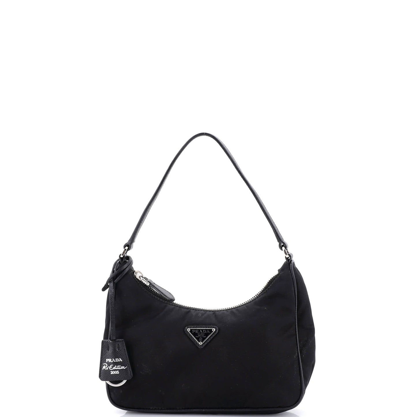 Re-Edition 2005 Hobo Tessuto with Saffiano Leather Mini