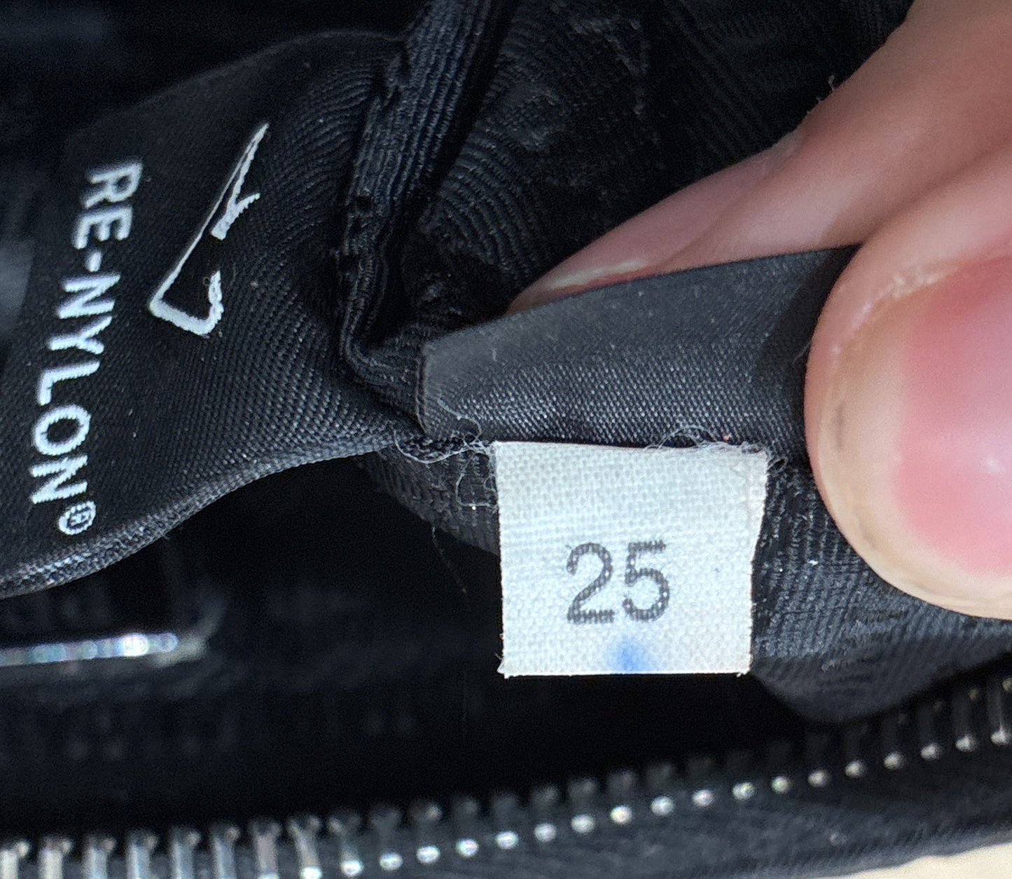 Re-Edition 2005 Hobo Tessuto with Saffiano Leather Mini