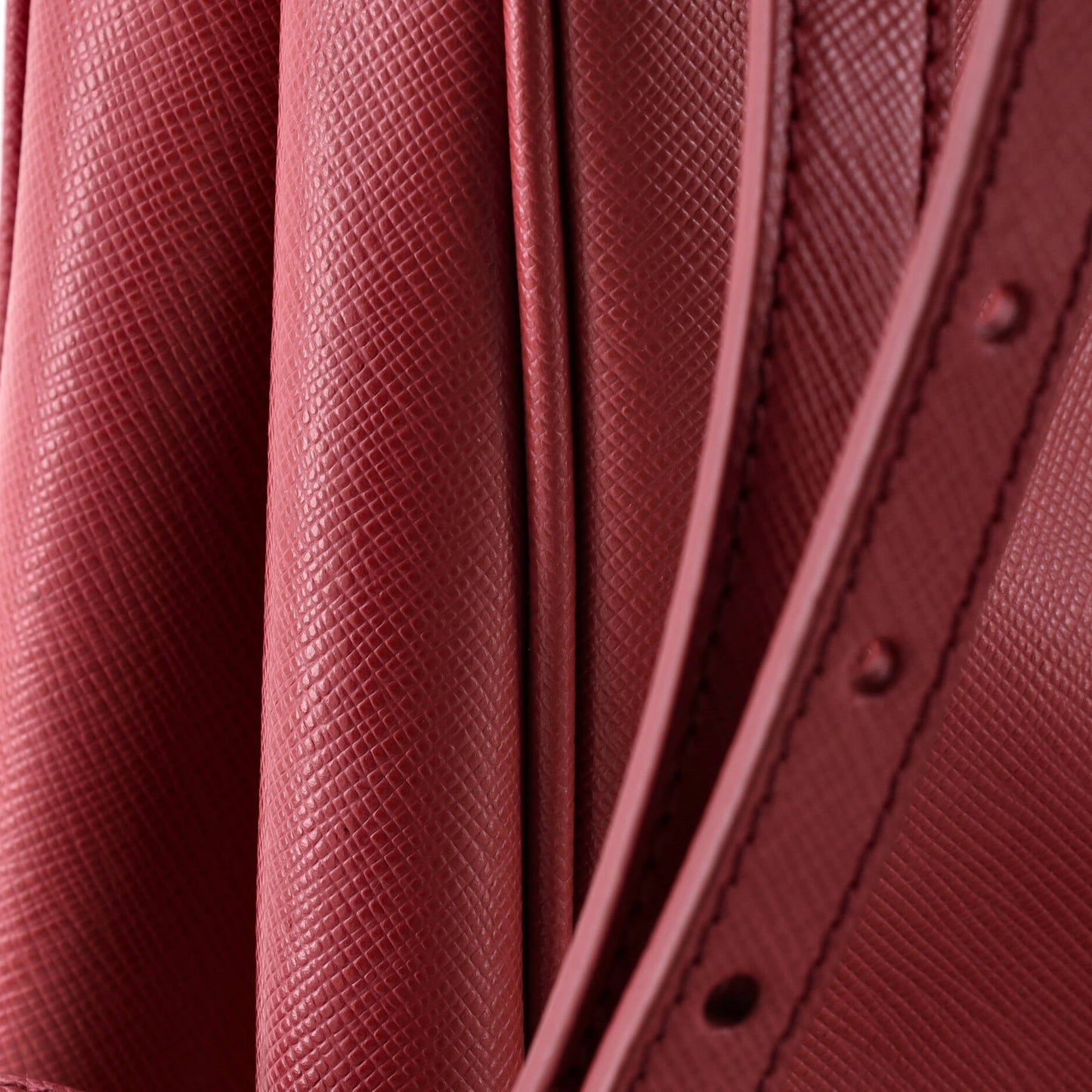 Double Zip Lux Tote Saffiano Leather Large