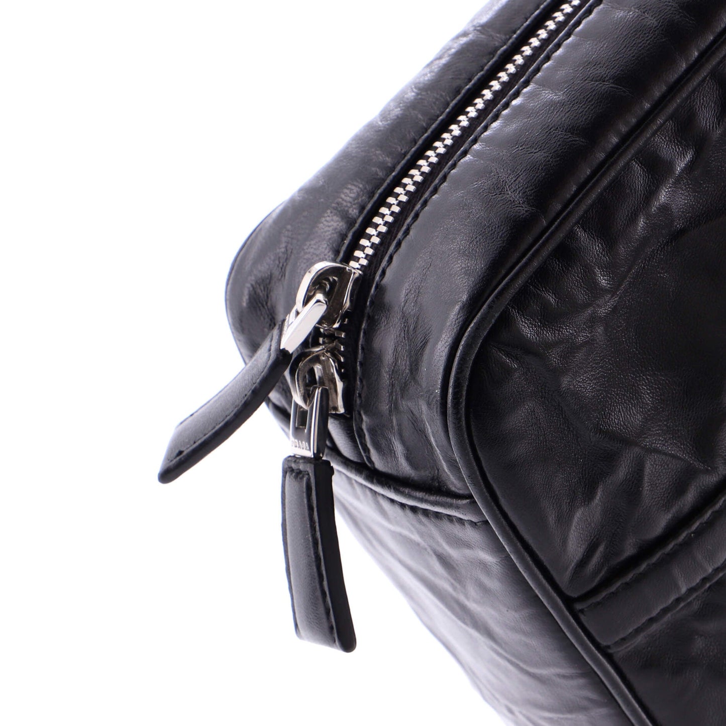 Re-Edition Top Handle Bauletto Bag Nappa Antique Medium