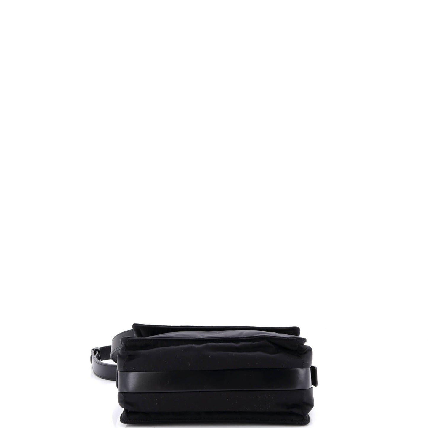 Padded Flap Shoulder Bag Re-Nylon Small