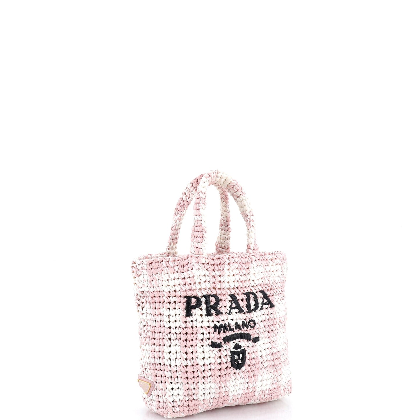 Logo Tote Raffia Small