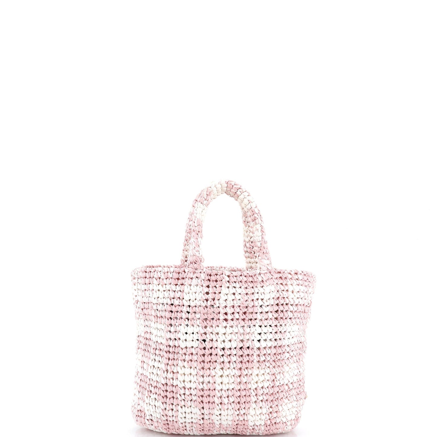 Logo Tote Raffia Small