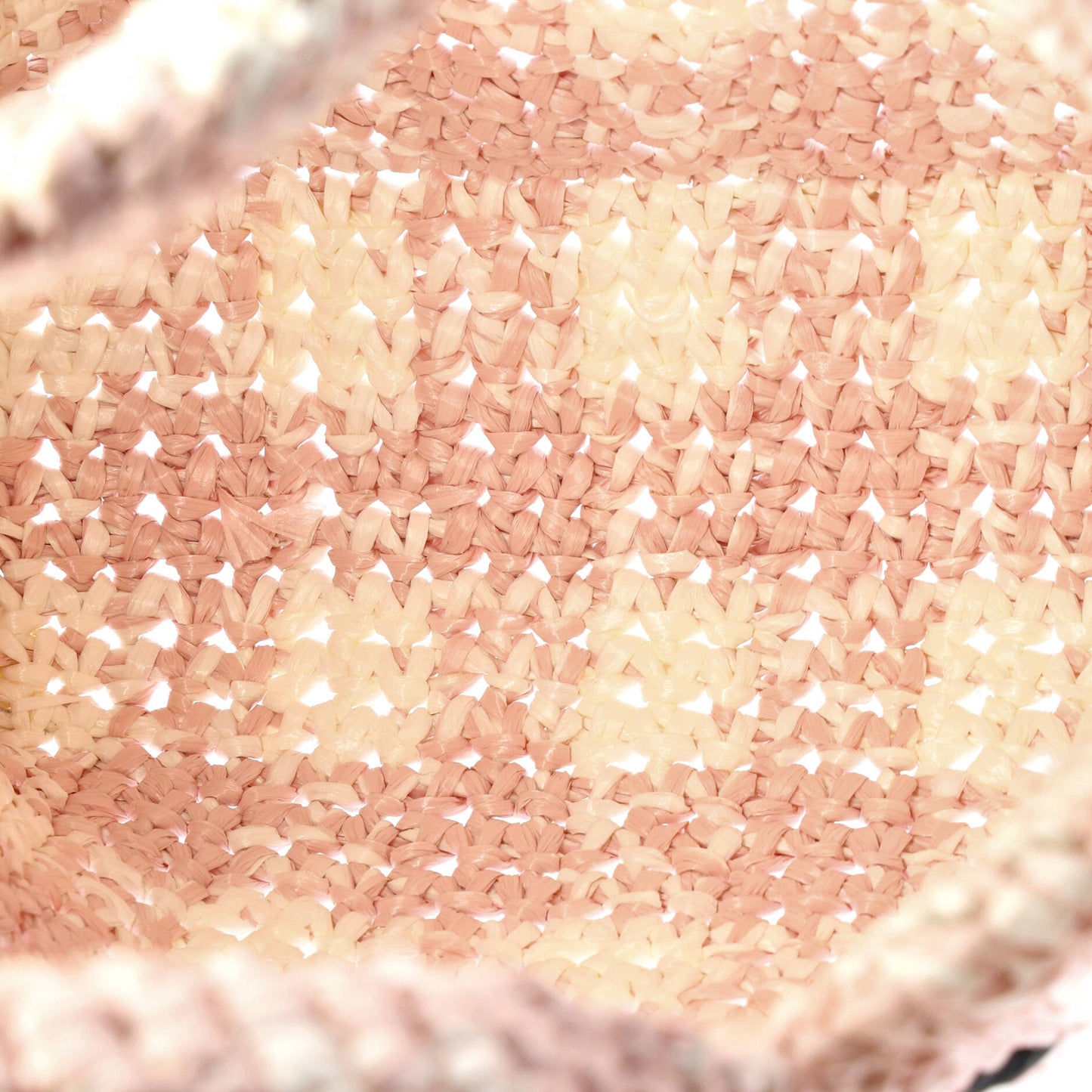 Logo Tote Raffia Small