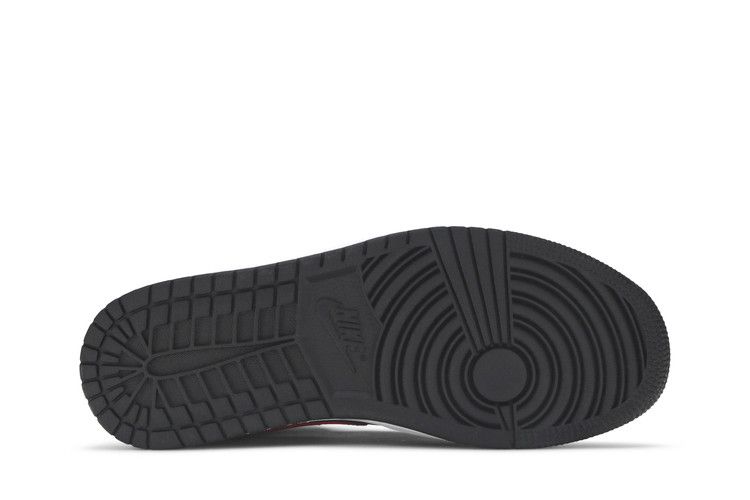 Jordan 1 Mid Black Siren Red (Women's)