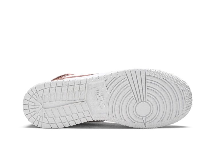Jordan 1 Mid White Rose Gold (GS)