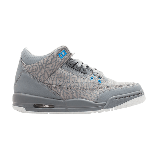 Jordan 3 Retro Flip Cool Grey Blue Glow (GS)