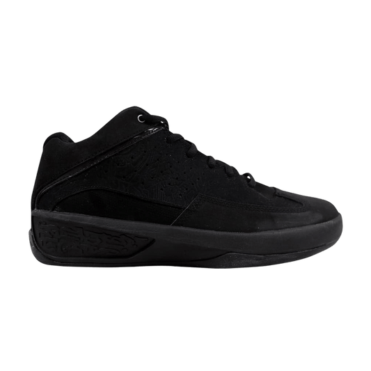 Jordan 2 Smooth Black Metallic Silver White