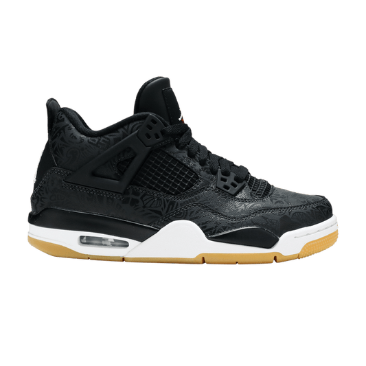 Jordan 4 Retro Laser Black Gum (GS)