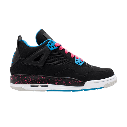 Jordan 4 Retro Black Vivid Pink Dynamic Blue (GS)