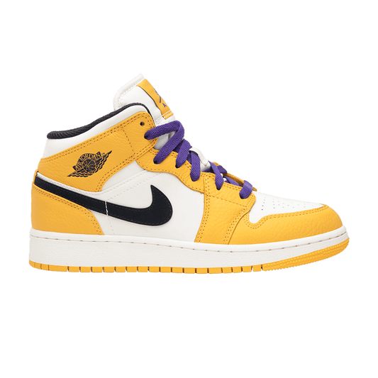 Jordan 1 Mid SE Lakers (GS)
