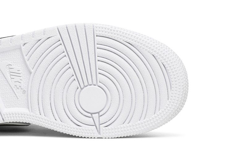 Jordan 1 Mid White Black Gym Red (GS)