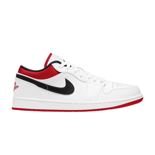 Jordan 1 Low White University Red Black