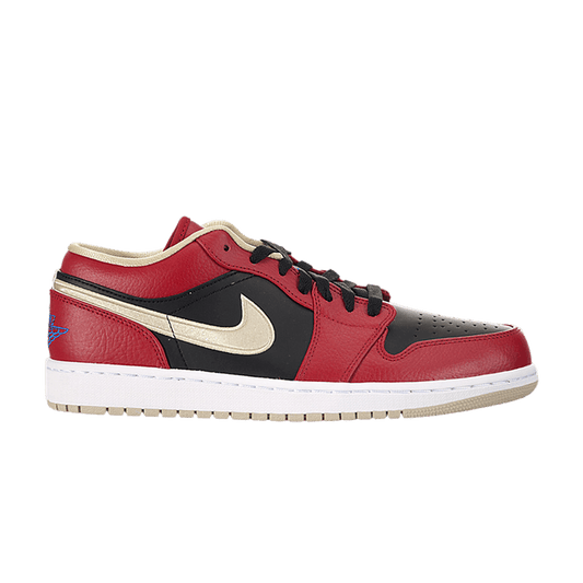 Jordan 1 Low Red Black Gold