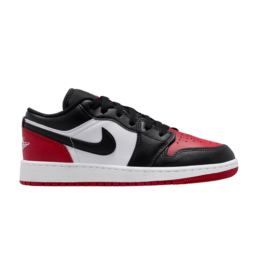 Jordan 1 Low Bred Toe 2.0 (GS)