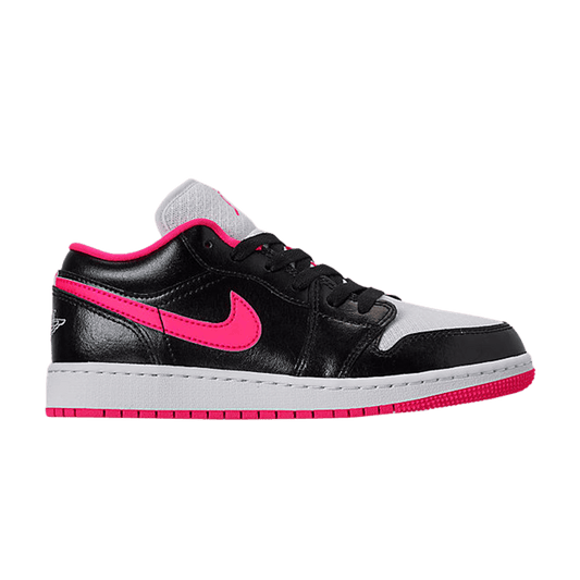 Jordan 1 Low Black White Hyper Pink (GS)