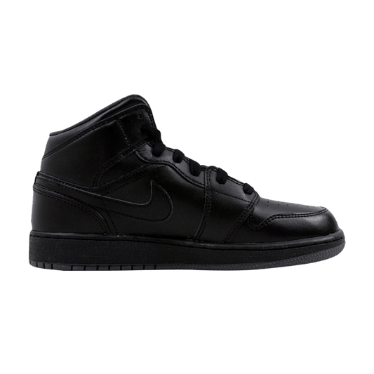 Jordan 1 Mid Black Dark Grey Outsole (GS)