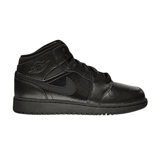 Jordan 1 Mid Triple Black (2015) (GS)