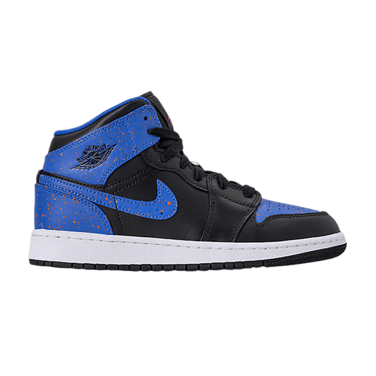 Jordan 1 Mid Royal Paint Splatter (GS)