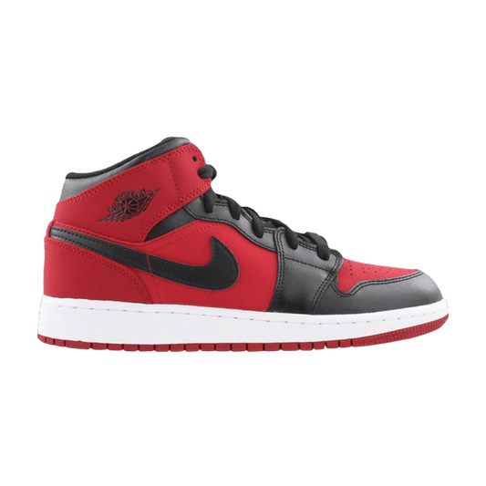 Jordan 1 Mid Gym Red Black (GS)