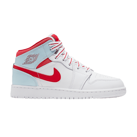 Jordan 1 Mid White Topaz Mist (GS)