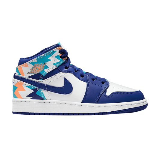 Jordan 1 Mid Geometric Print (GS)